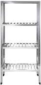 Стеллаж кухонный с решетчатыми полками Luxstahl СРРП-1800x1900x500