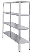 Стеллаж кухонный Luxstahl СР-1800x1600x600/4