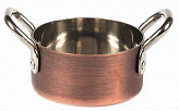 Кастрюля для подачи Antique Copper без крышки 7*4 см, 150 мл, нержавейка, P.L. Proff Cuisine
