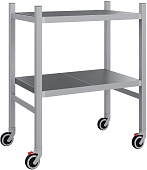 Стеллаж-тележка мобильный POLAIR LOAD.ME.MOBILE INOX МI11.2.50.12 500х1100х1200 мм