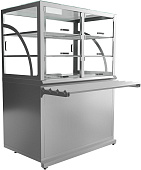 Прилавок холодильный Luxstahl ПХК (С)-1500 Premium (нерж.)