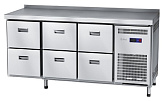 Стол холодильный Abat СХС-70-02 (6 ящиков, борт)