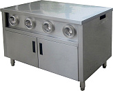 Стол-тумба с диспенсерами для стаканов Kocateq DH-110