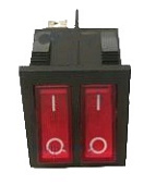 Выключатель двойной Hurakan для граниторов HKN-MT