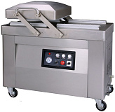Упаковщик вакуумный Hualian HVC-410S/2B-G (DZQ-410/2SB) (нерж., газ)