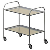 Тележка сервировочная Cryspi ТС Э с 2 полками