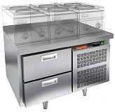 Стол холодильный HICOLD GN 2/TN LT