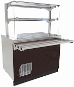 Прилавок-витрина Abat ПВВ(Н)-70Е-06-НШ (оригами)