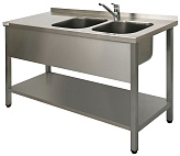 Ванна моечная двойная бизнес Simeco ВМ2EП1707П