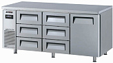 Стол холодильный Turbo air KUR18-3D-6 700 мм