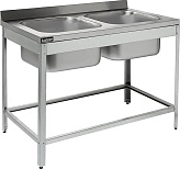 Ванна моечная Кобор ВМЦ/2-120/60/430