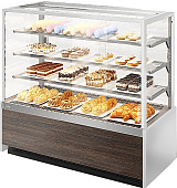 Витрина кондитерская Chilz VETE KUB LUX 90 белый, венге мали
