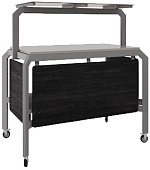 Стол нейтральный Кобор AN85 aluminum/glazed/sky