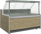 Витрина холодильная Carboma GC111 SM 1,25-1 1010 (статика, газлифт, без боковин)