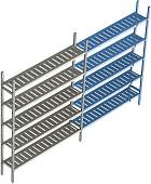 Стеллаж модульный линейный дополнительный POLAIR LOAD.ME POLY 16AL.5PP30.07Е