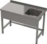 Ванна моечная одинарная бизнес Simeco ВМ1ЕП1406