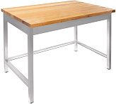 Стол кондитерский Luxstahl СК-18/8 (обвязка с 3 сторон)