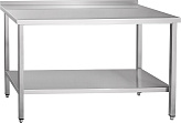 Стол производственный Abat СПРП-7-6 каркас из нерж. стали, с полкой