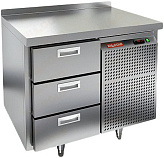 Стол холодильный HICOLD GN 3/TN