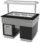 Прилавок охлаждаемый Gastrolux ПО-1310/3GN/SI
