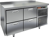 Стол холодильный HICOLD GNE 22/TN (R290)