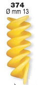 Форма экструзионная Imperia (La Monferrina) для P.NUOVA №374 бронза спираль FUSILLI 13 мм