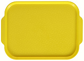 Поднос Luxstahl 450х355 мм с ручками желтый