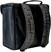 Терморюкзак для пицц Luxstahl тр2090 (400х250х450 мм, фольгированный, черный)